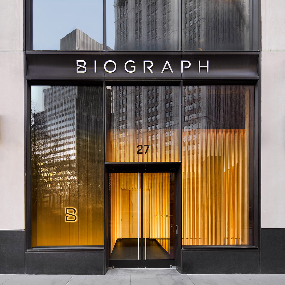 Interior of Biograph New York in Financial District